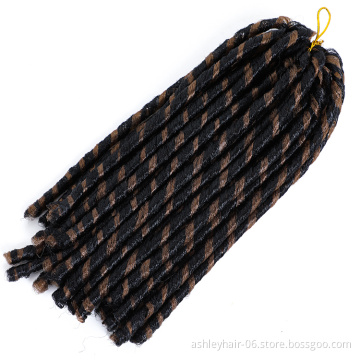 Julianna  Morgan 12 Inch Premium 100% Kanekalon Synthetic Soft Dread Lock Braid Dreadlock Hair Softex Soft dread Hair